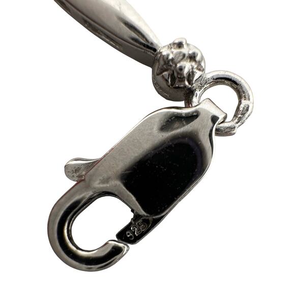 3.10 Carat Lab Created Sapphire Bracelet with Diamond Accent - Picture 8 of 8